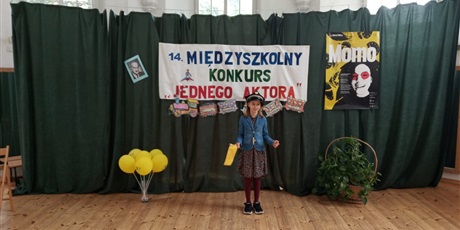 Powiększ grafikę: 14. MIĘDZYSZKOLNY KONKURS JEDNEGO AKTORA