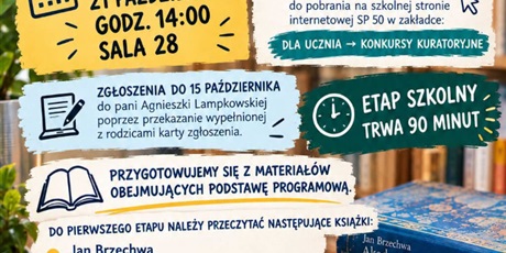 WOJEWÓDZKI KONKURS JĘZYKA POLSKIEGO
